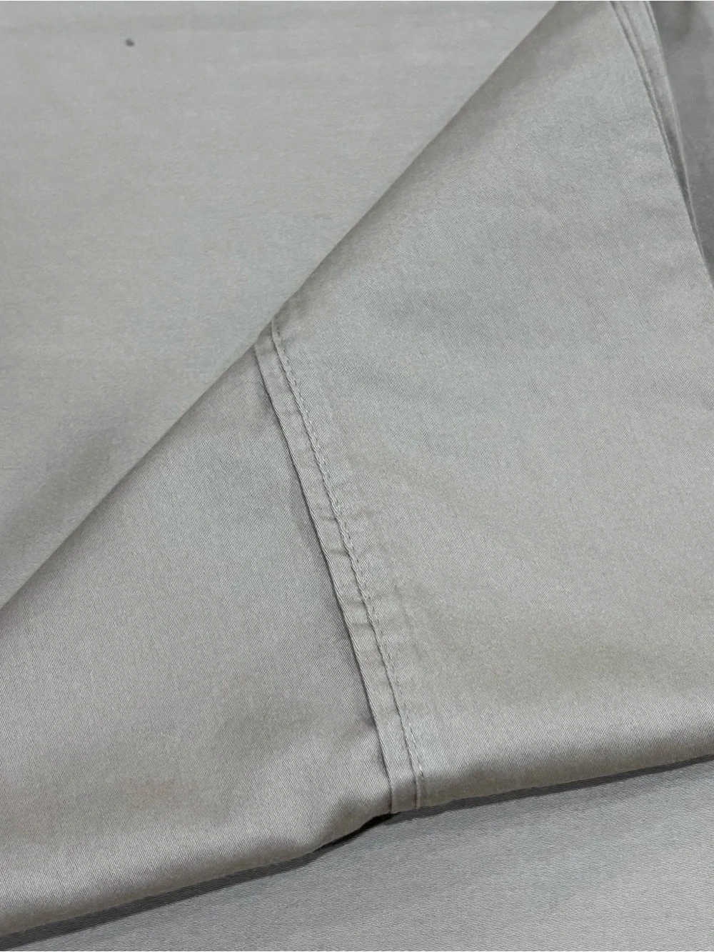 HEARTLAND HOMEGROWN Sheet Set Cotton Twin Size 100% Home Grown Cotton Taupe 2pc